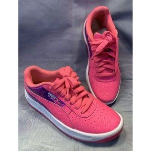 Puma Girls GV Special Mirror Metal Pink Casual Gym Shoe Sneakers Sz 5c  Preowned